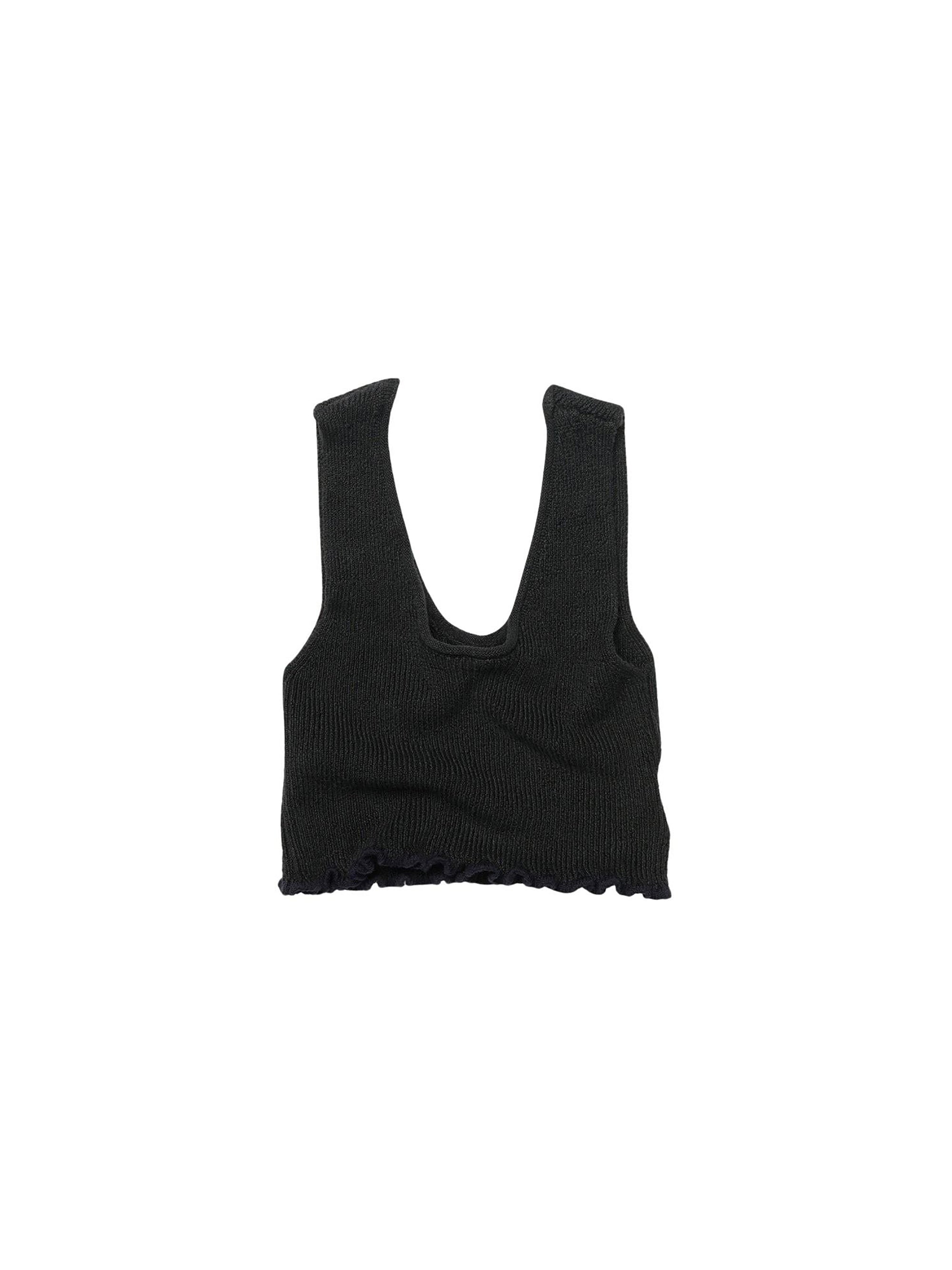 Bandeau Santon en lin - Black