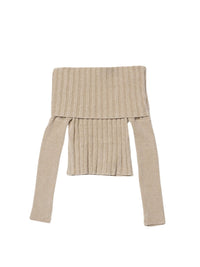 Haut en maille Duci - Dark Beige