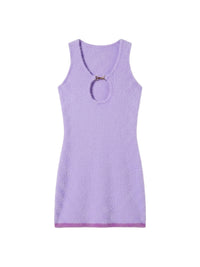Robe courte Neve - Purple