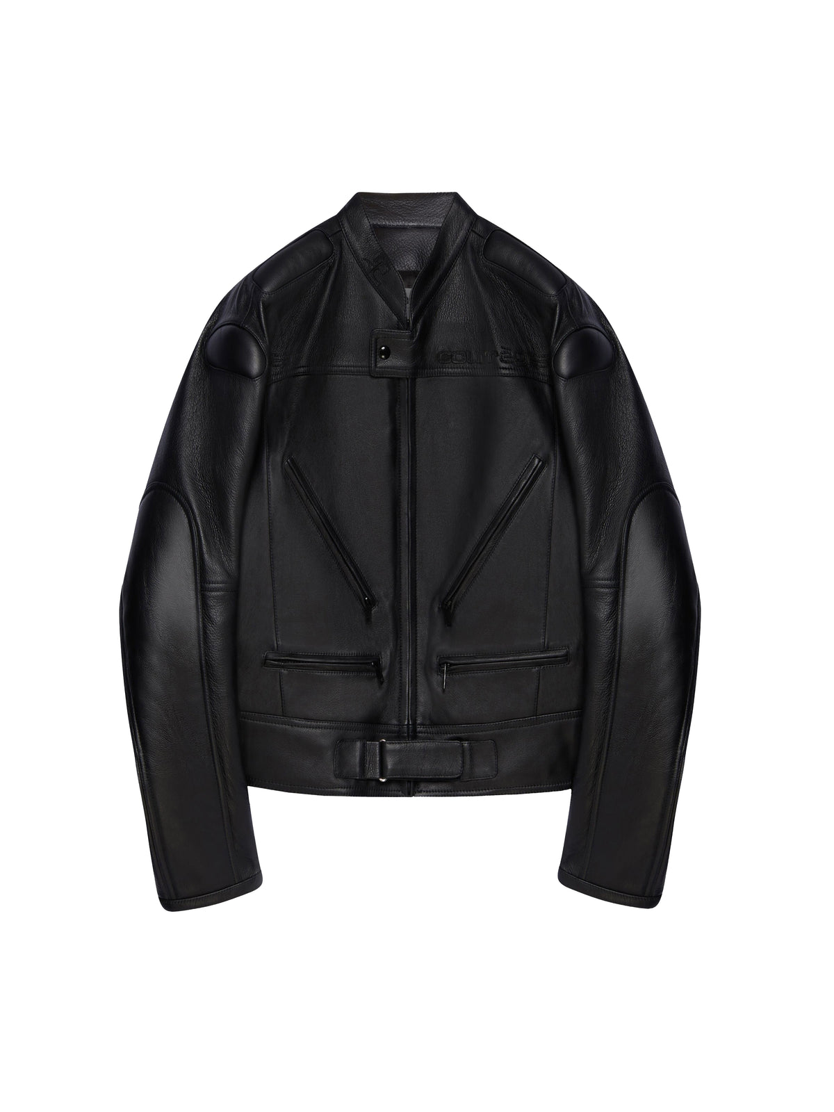 Blouson Racer en cuir - Black