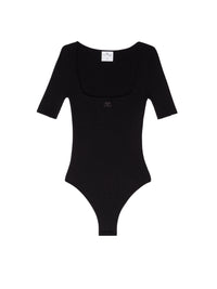 BODY EN MAILLE ENCOLURE CARREE