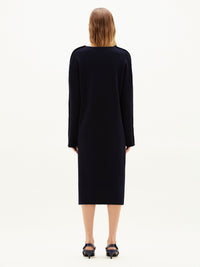 3pcs RELIQUAT 390€ / Robe bi-styling en maille milano - Navy