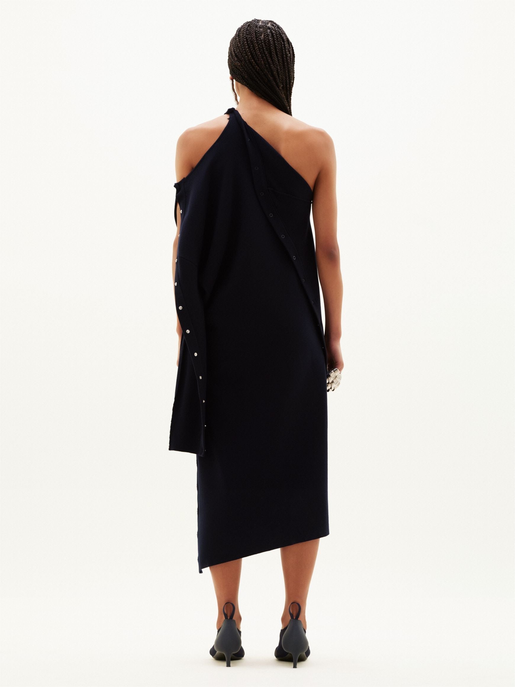 7pcs RELIQUAT 390€ / Robe bi-styling en maille milano - Black