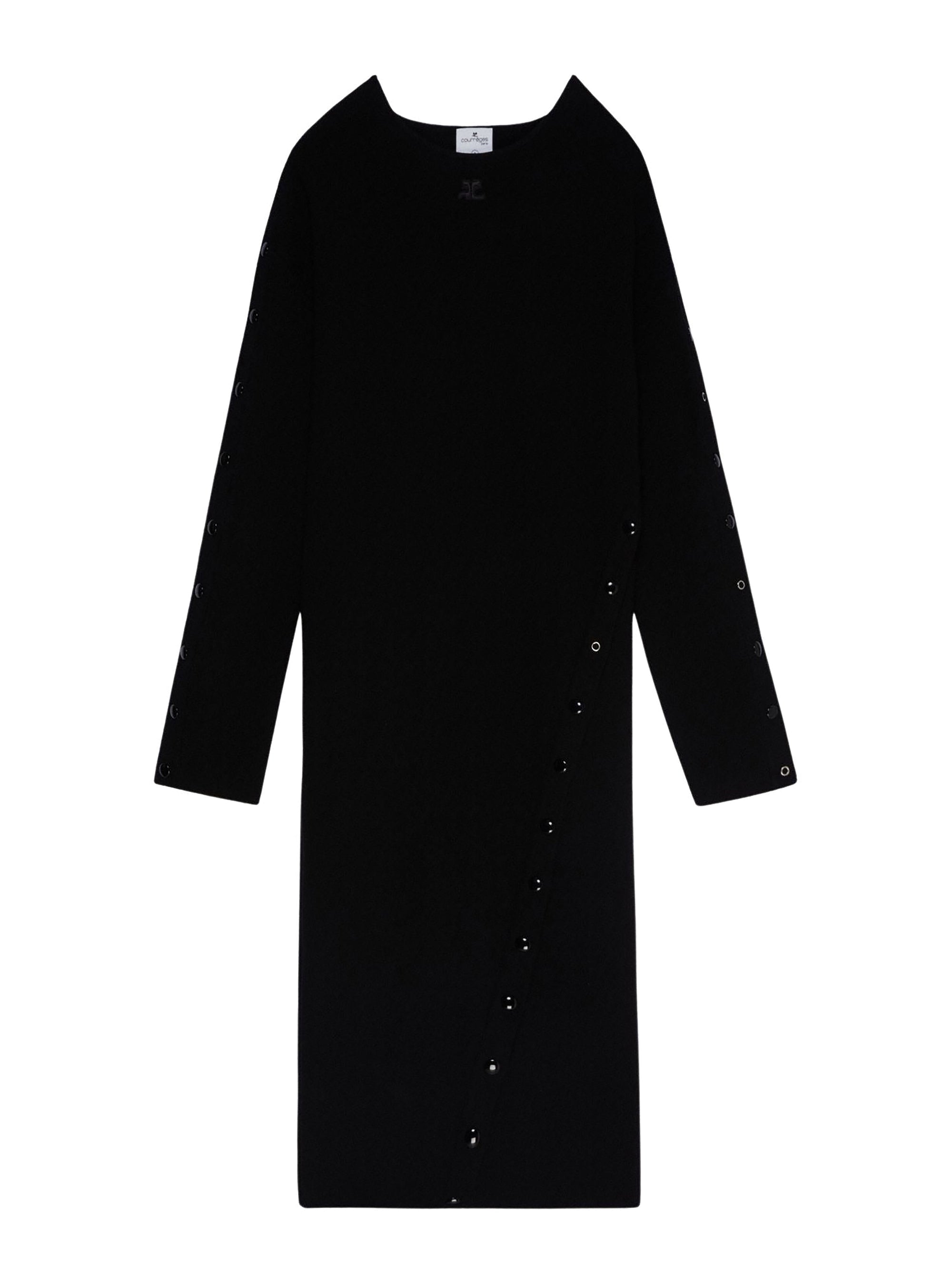 7pcs RELIQUAT 390€ / Robe bi-styling en maille milano - Black