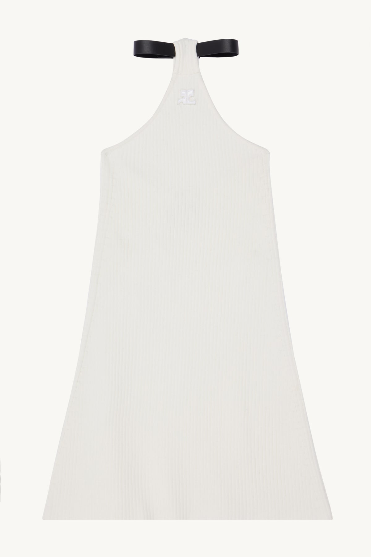 PRIX MARQUE : 120 / ROBE MINI CHOCKER RIB KNIT