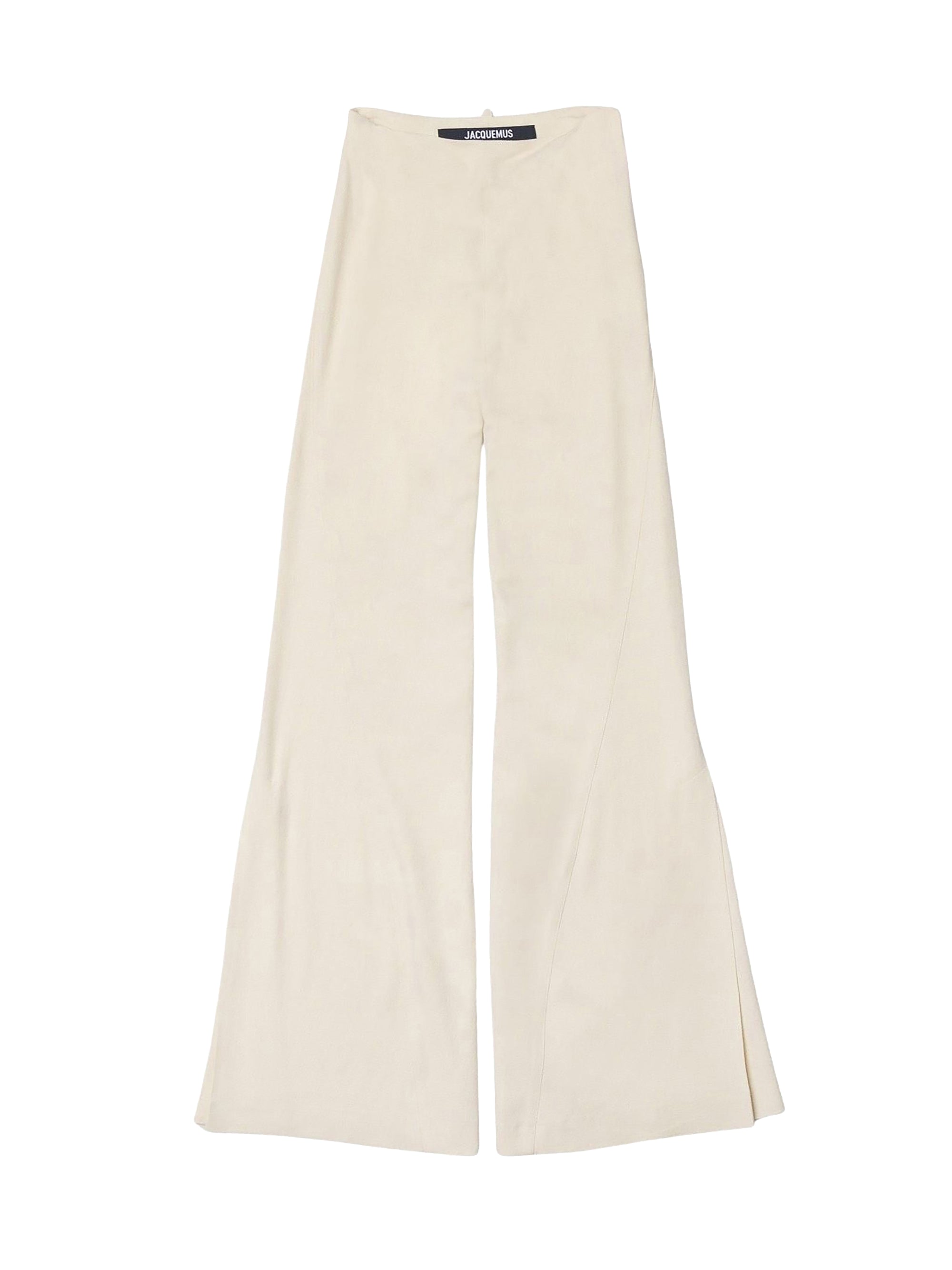 Pantalon Soffio en laine mélangée - Off White