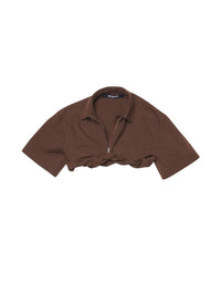 Chemise Silpa à fermeture éclair - Brown