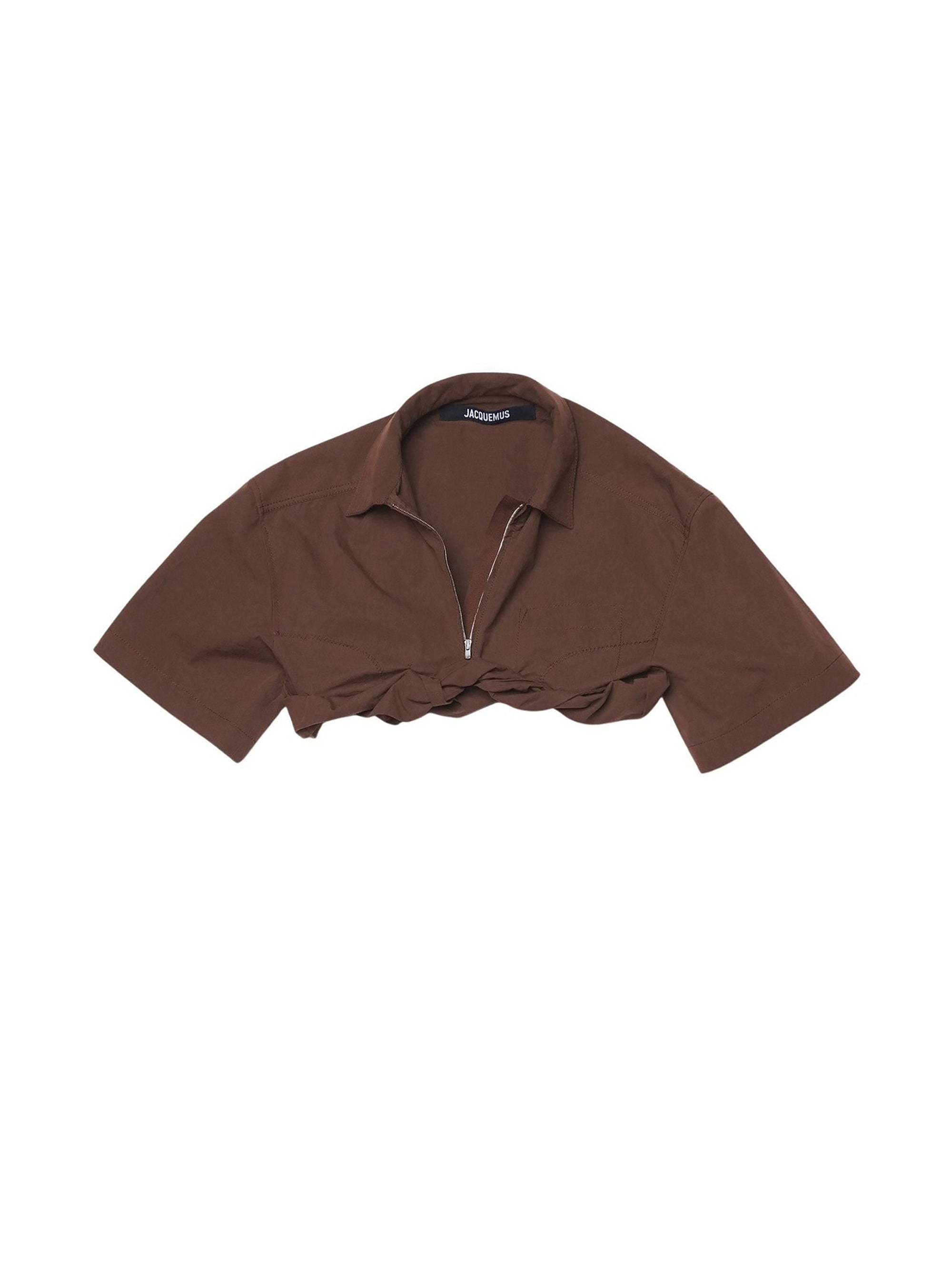 Chemise Silpa à fermeture éclair - Brown