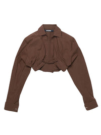 Chemise boléro Machou - Brown