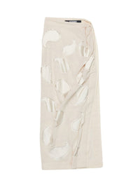 OFF WHITE EMBROIDERY LA JUPE DRAGGIU