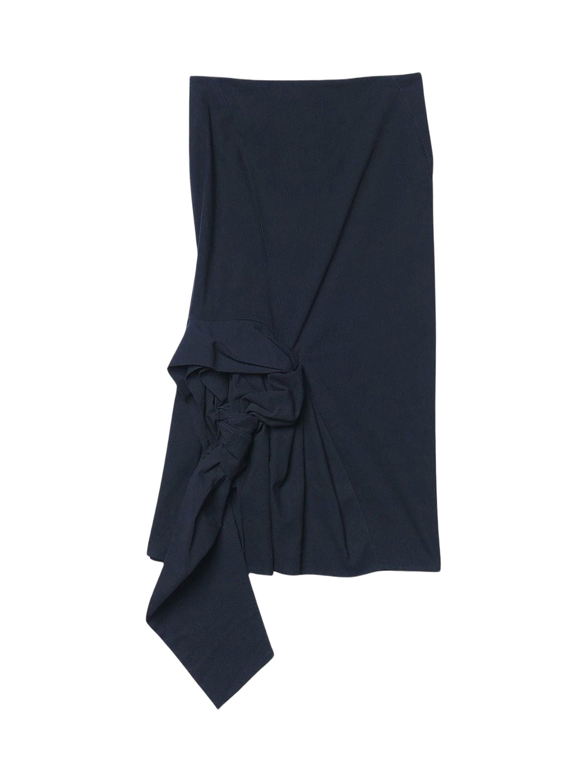 75€ / 0 sold //4 QTY / ST0%   Jupe Crema à nœud asymétrique - Navy