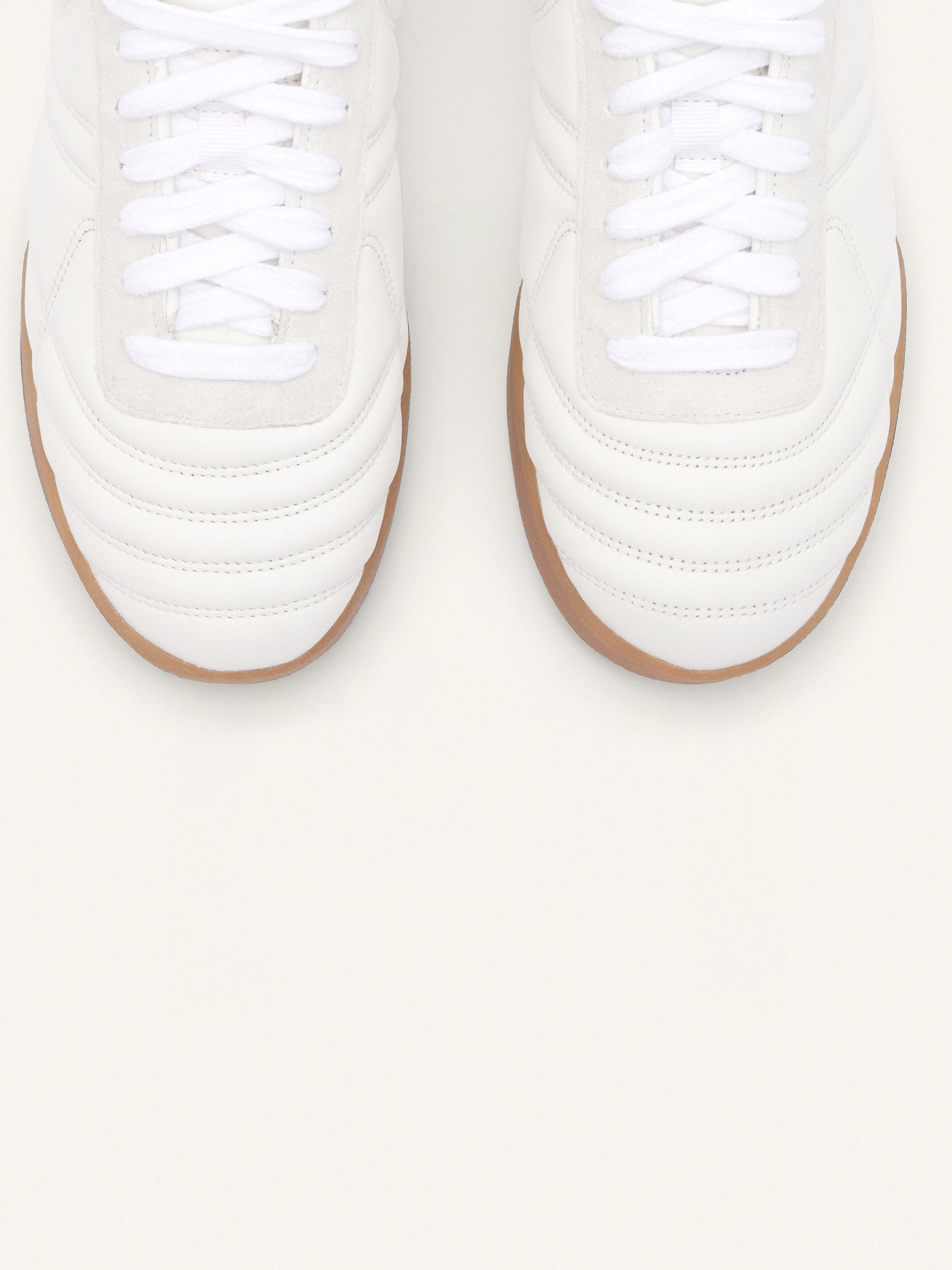 17pcs NEW / CLUB02 SNEAKERS EN CUIR - Heritage white