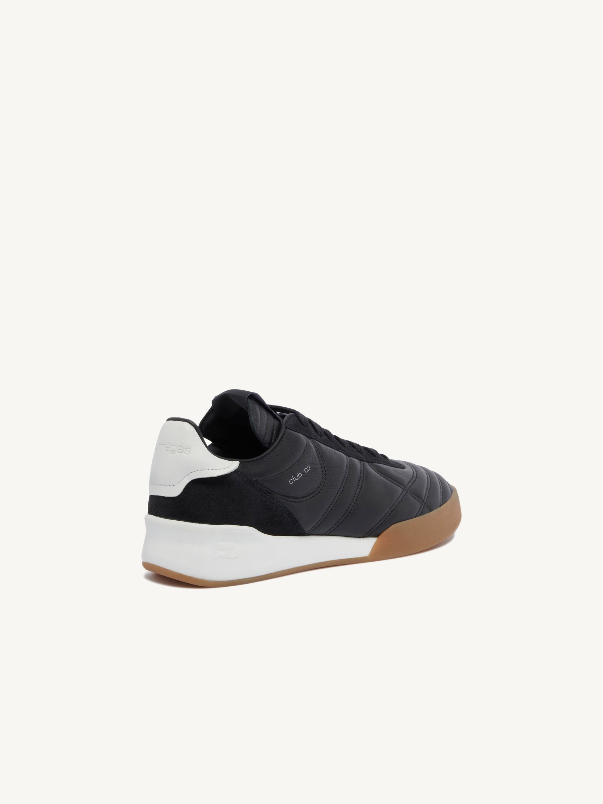 15pcs RELIQUAT 120€ / Baskets club 02 en cuir - Black
