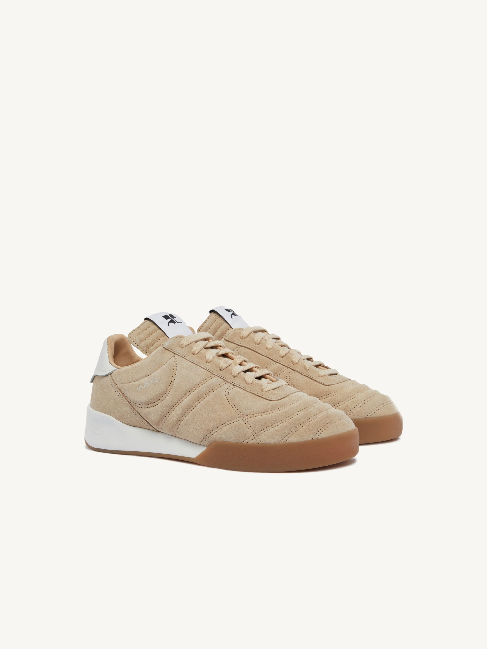 39pcs NEW / SNEAKERS CLUB 02 EN CUIR SUEDE - Sand