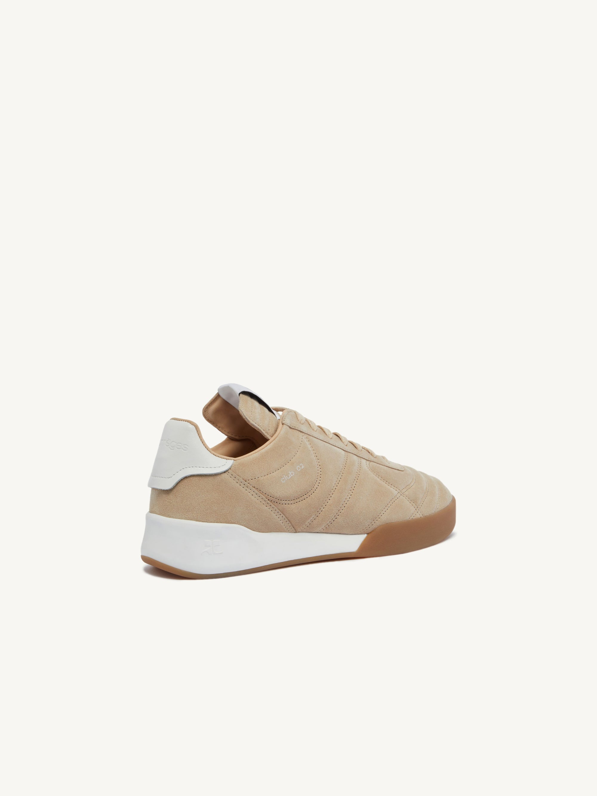39pcs NEW / SNEAKERS CLUB 02 EN CUIR SUEDE - Sand