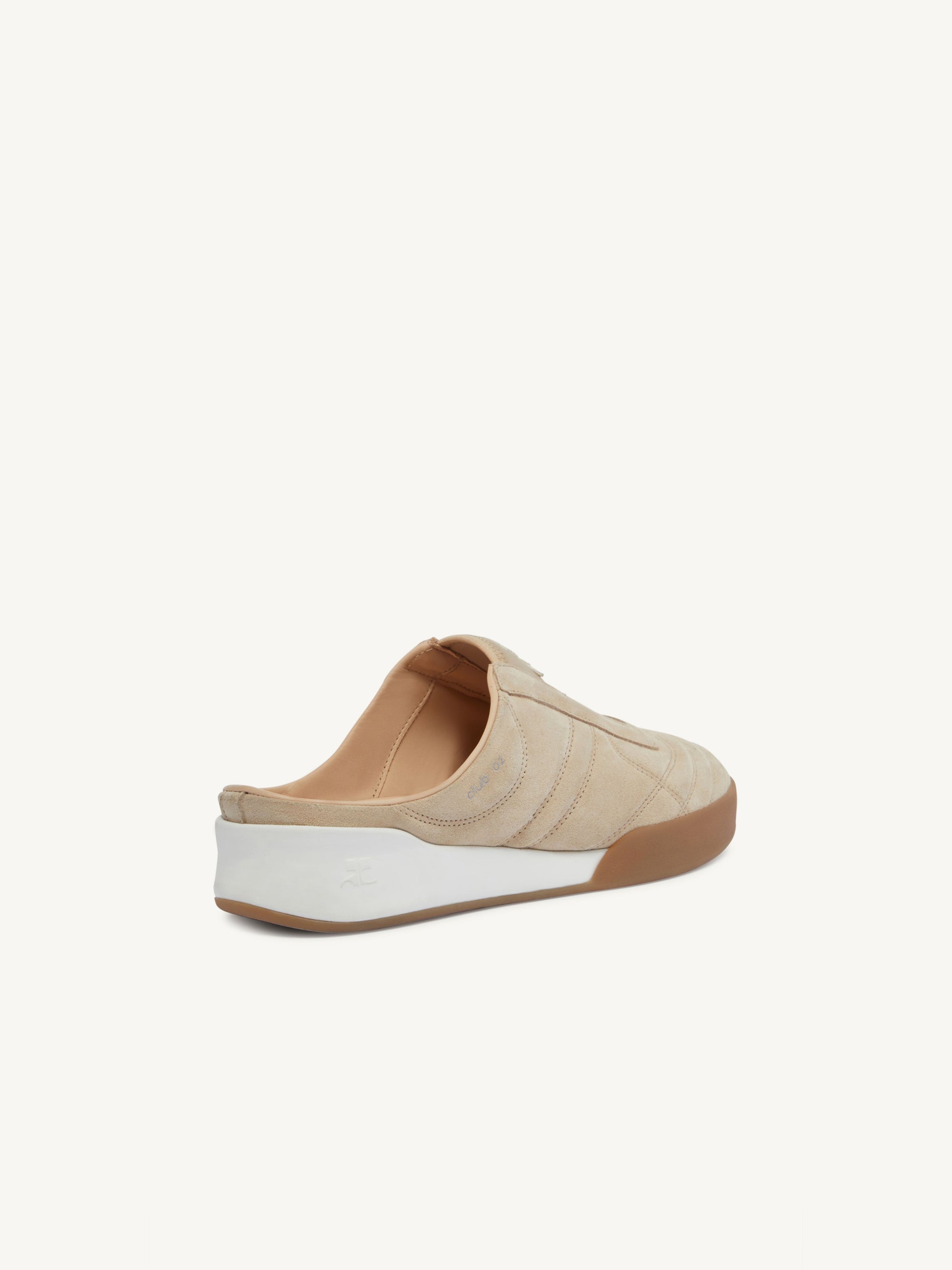 44pcs NEW / MULES CLUB 02 EN CUIR SUEDE - Sand