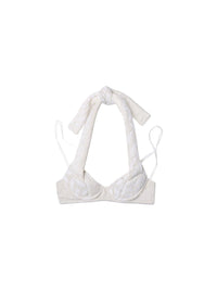 55€ / 1 sold //2 QTY / ST50%   Brassière Cuscinu double bretelles - Off White Patchwork