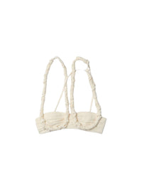 55€ / 0 sold //6 QTY / ST0%   Brassière Meli à bretelles twistées - Off White