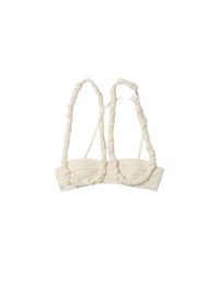 Bandeau Meli à bretelles twistées - Off White
