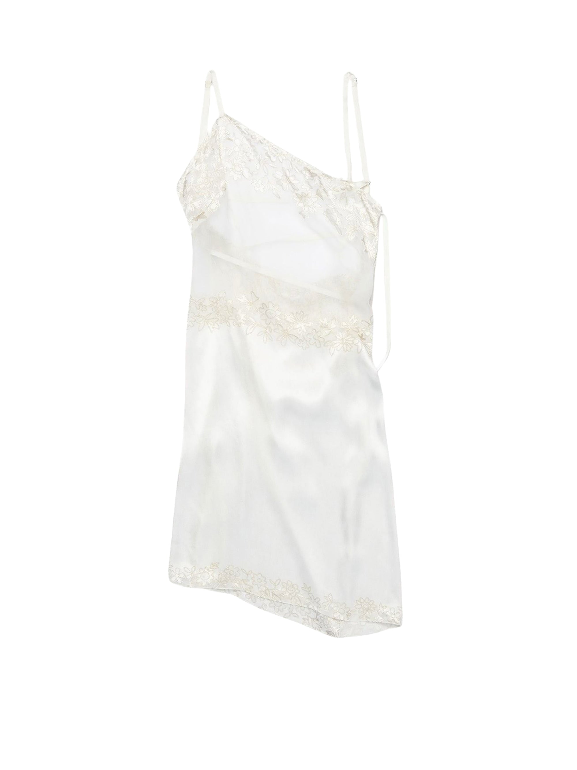 Débardeur nuisette Tombolo en soie mélangée - White Flowers Devore