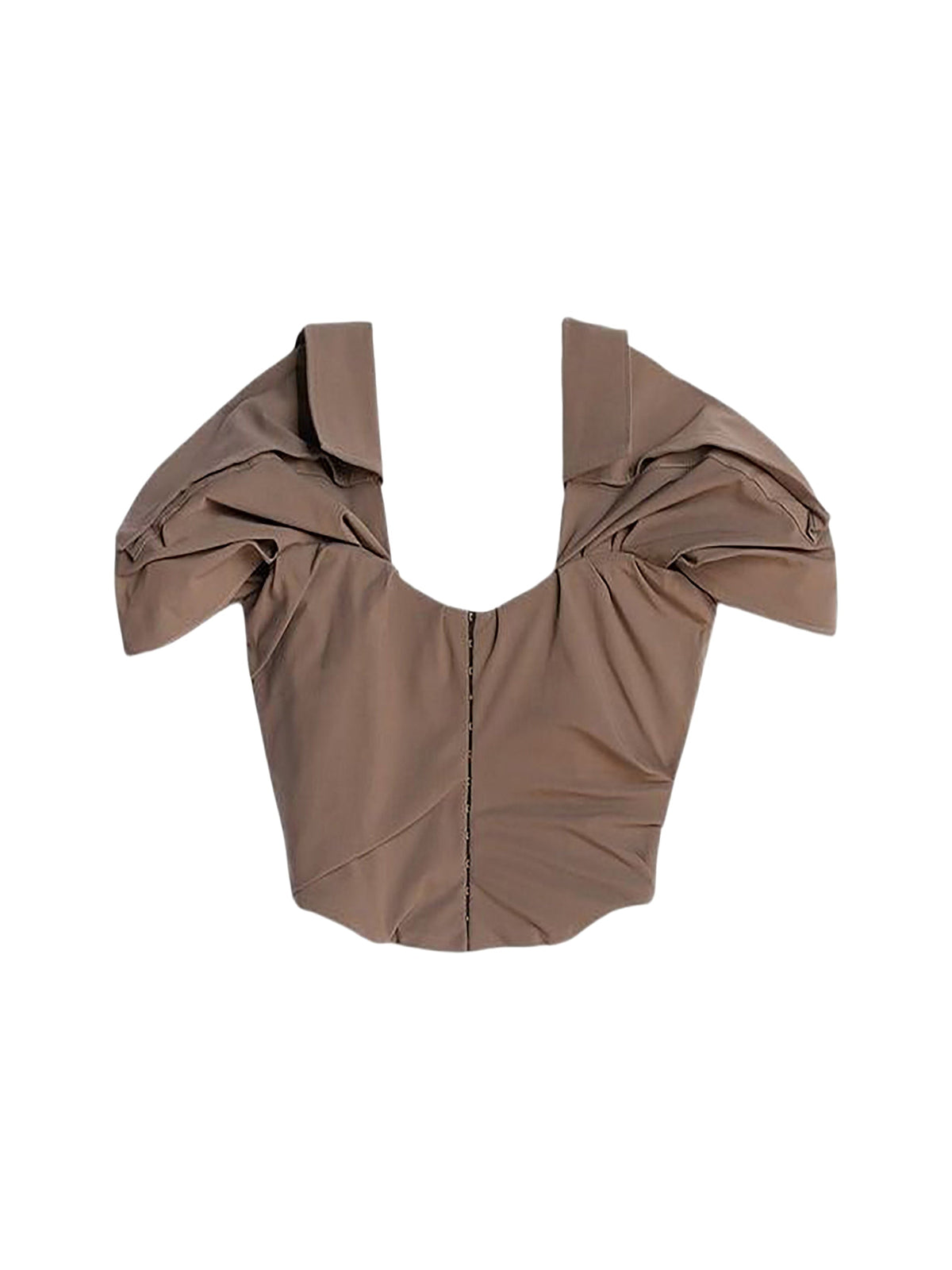 55€ / 2 sold //7 QTY / ST29%   Blouse courte Brasso - Brown