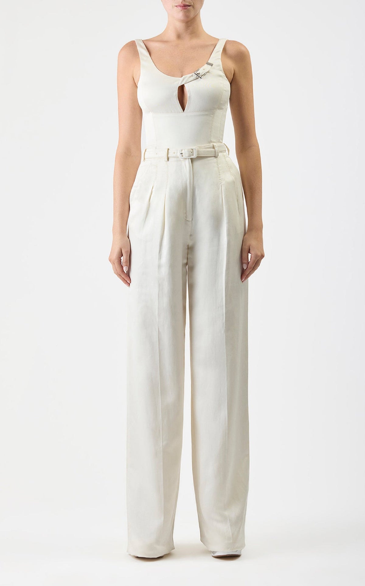 Ivory / Top Avalon en soie - Ivory