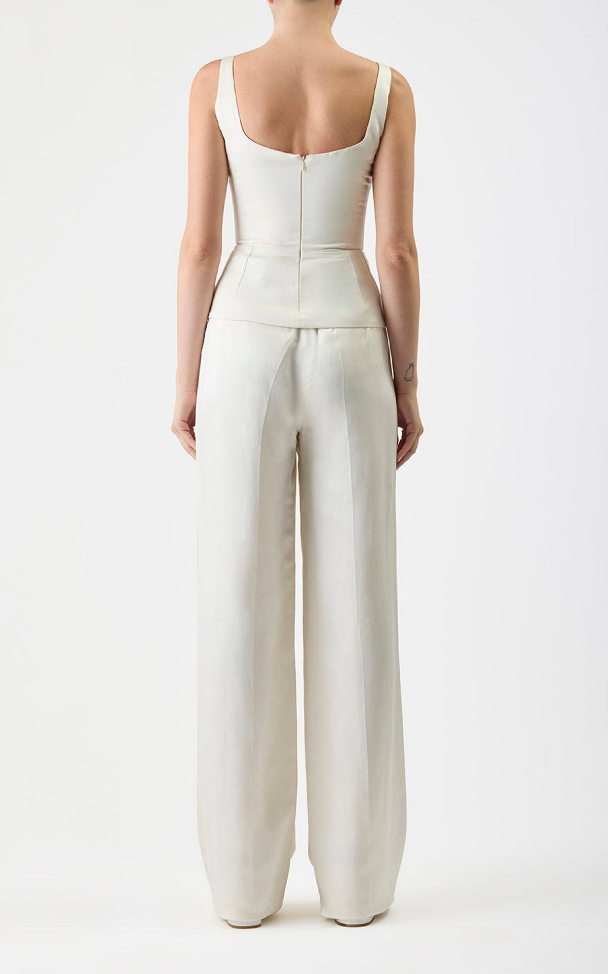 Ivory / Top Avalon en soie - Ivory