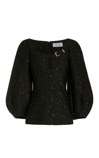 Siro wool top - Black
