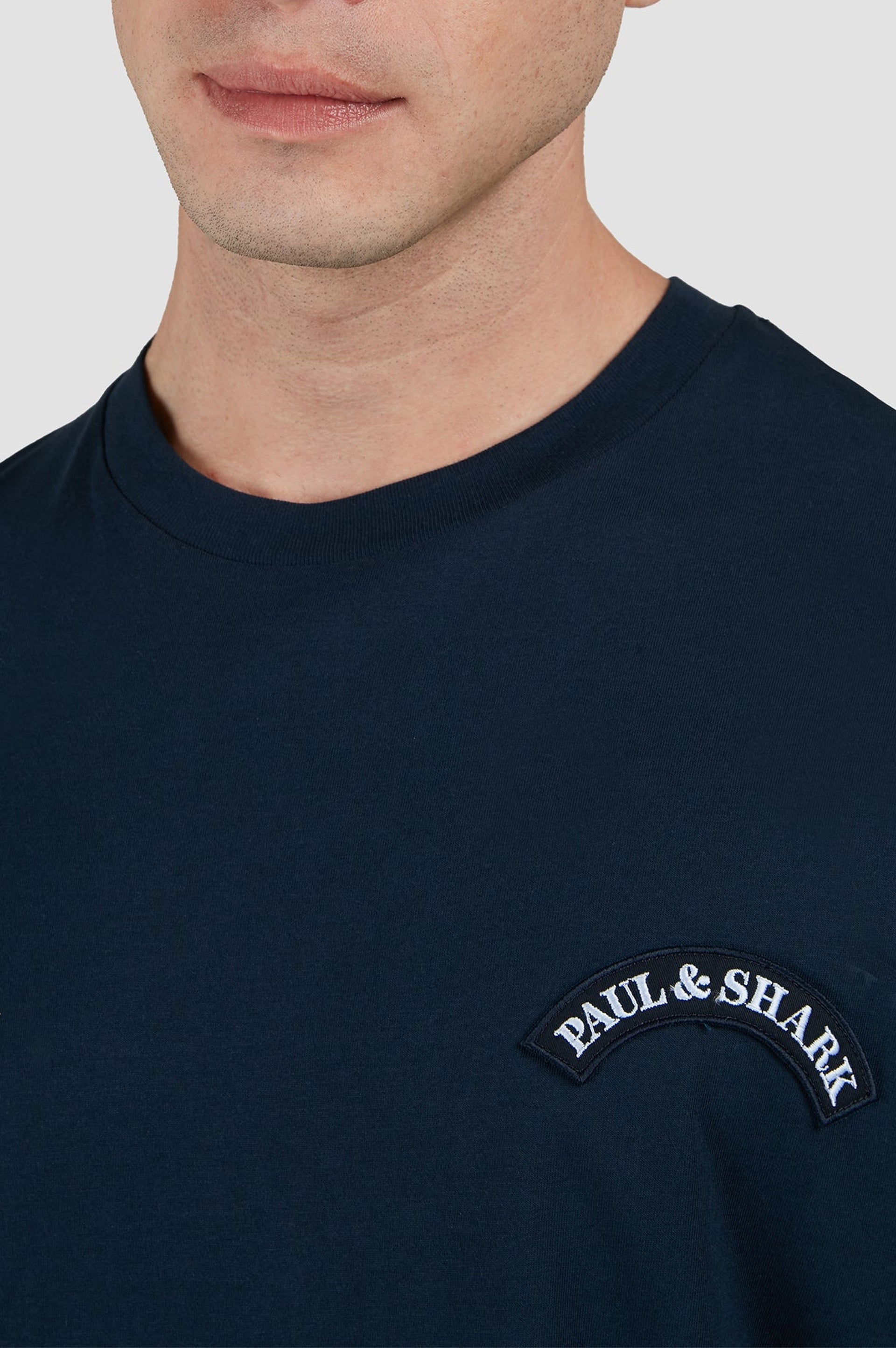 T-shirt à imprimé Shark - Bleu damier