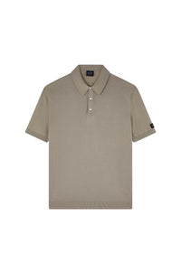 Polo à manches courtes en maille - Beige