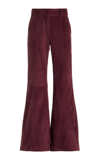 Deep Bordeaux / Pantalon Rhein en daim - Deep Bordeaux