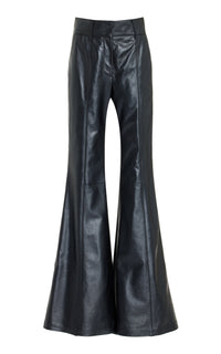 Black / Pantalon Rhein en cuir - Black