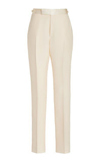 Ivory / Pantalon Simons en laine - Ivory