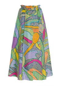Dugald Skirt en multicolore pied-de-poule