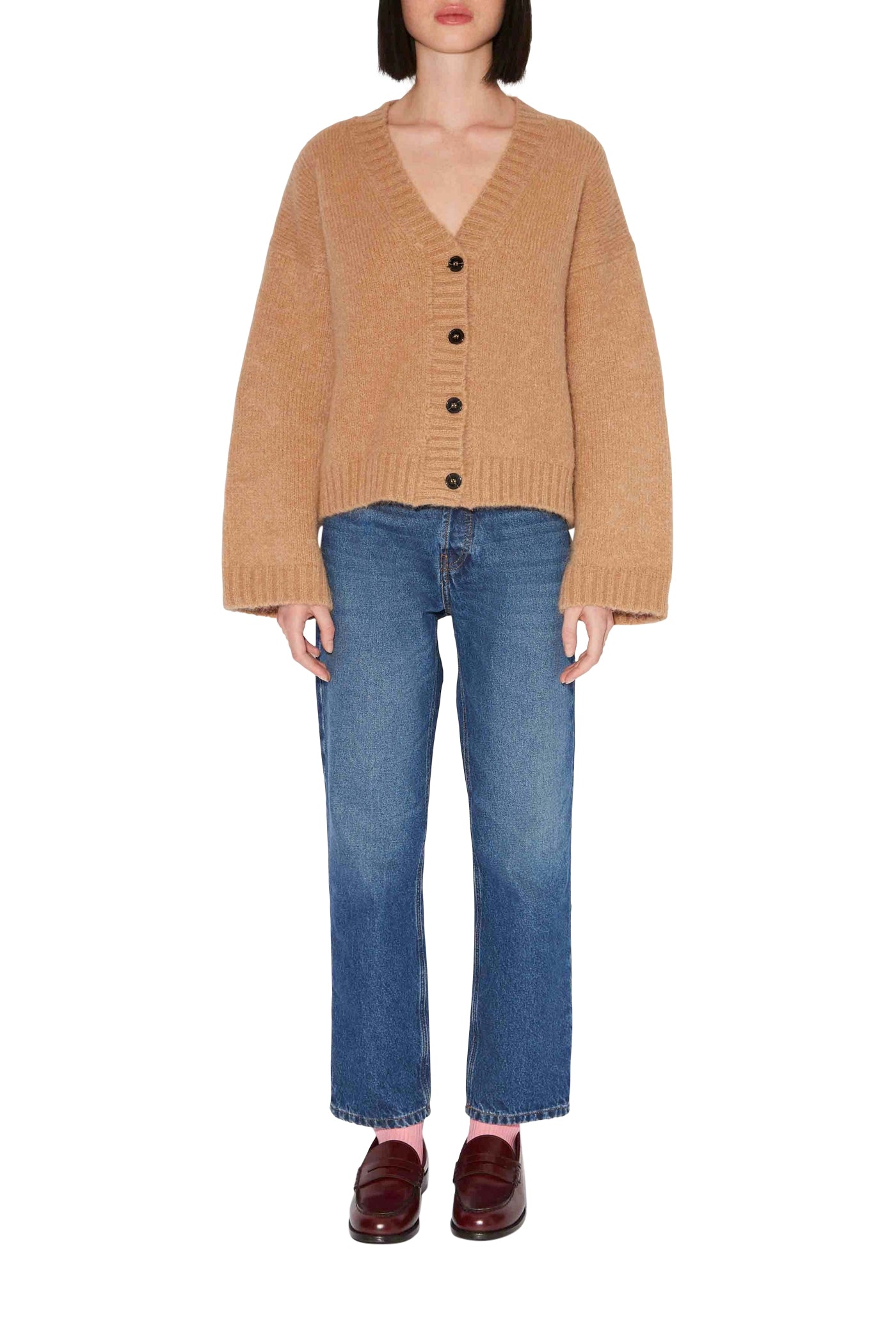 Screen Casting wool cardigan - Beige