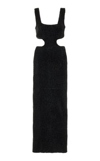 Black / Robe Gal en cuir - Black
