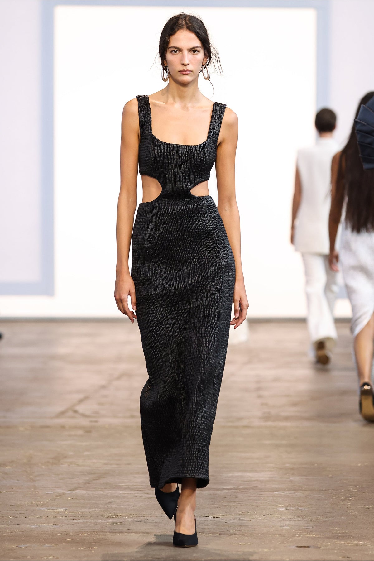 Black / Robe Gal en cuir - Black