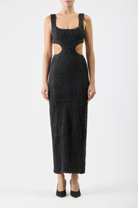 Black / Robe Gal en cuir - Black