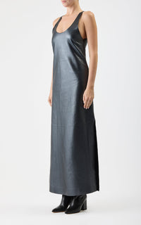 Black / Robe Ellson en cuir - Black