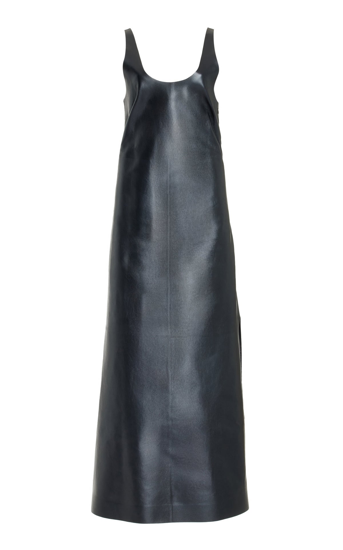Ellson Dress en noir pearlized nappa cuir