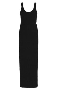 Girard Dress en noir lin d’aloès popeline de chemise