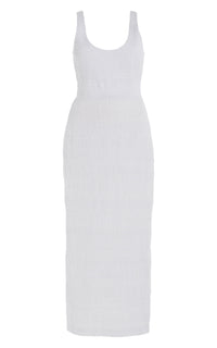 White / Robe Girard en lin - White