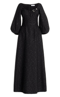 Black / Robe Madyn en laine - Black