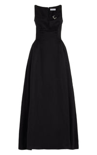 Black / Robe Sven en soie - Black