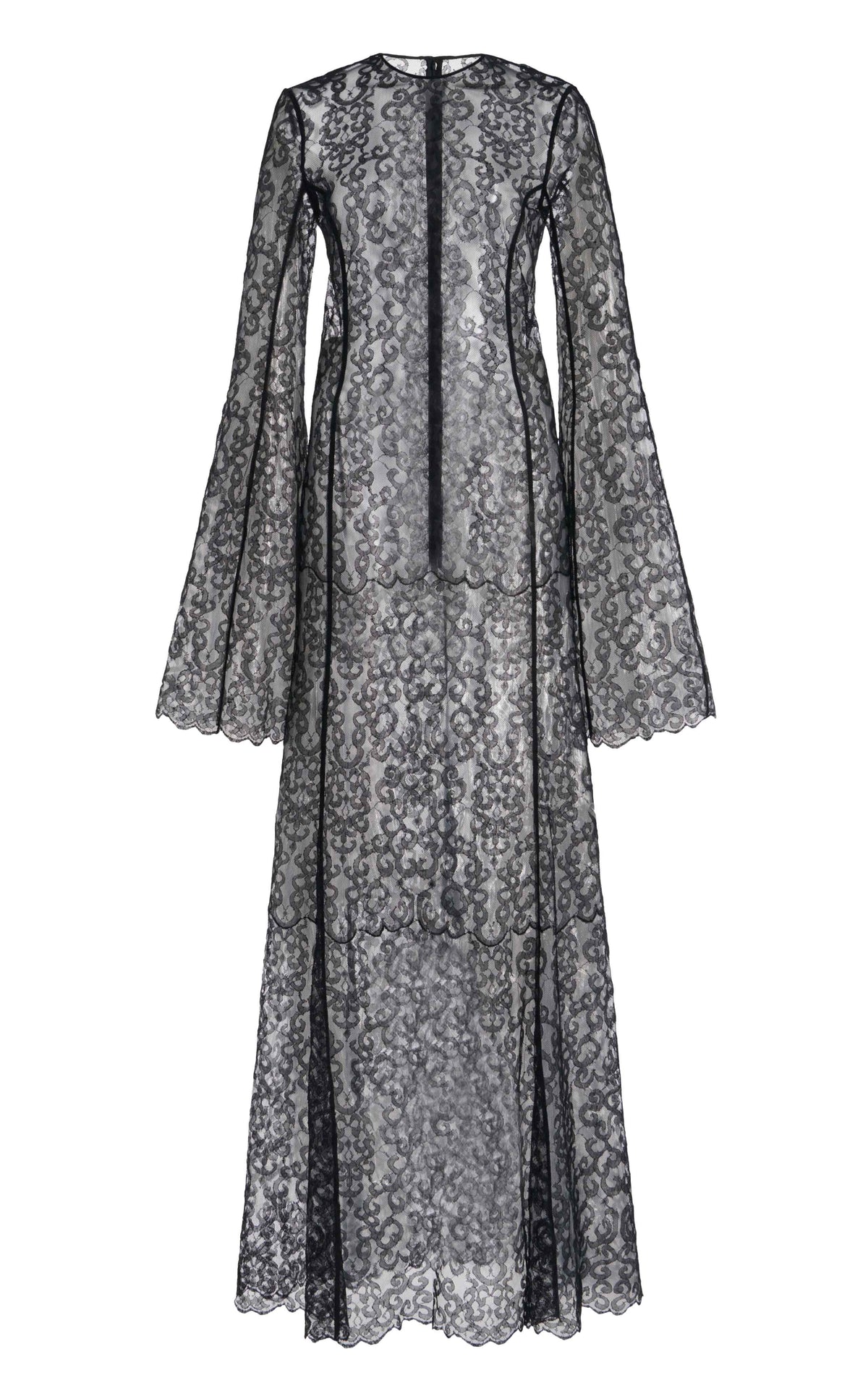 Black / Robe Zimmer en soie - Black