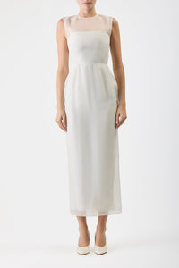 Ivory / Robe Maslow en soie - Ivory
