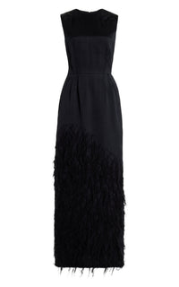 Black / Robe Maslow en soie - Black