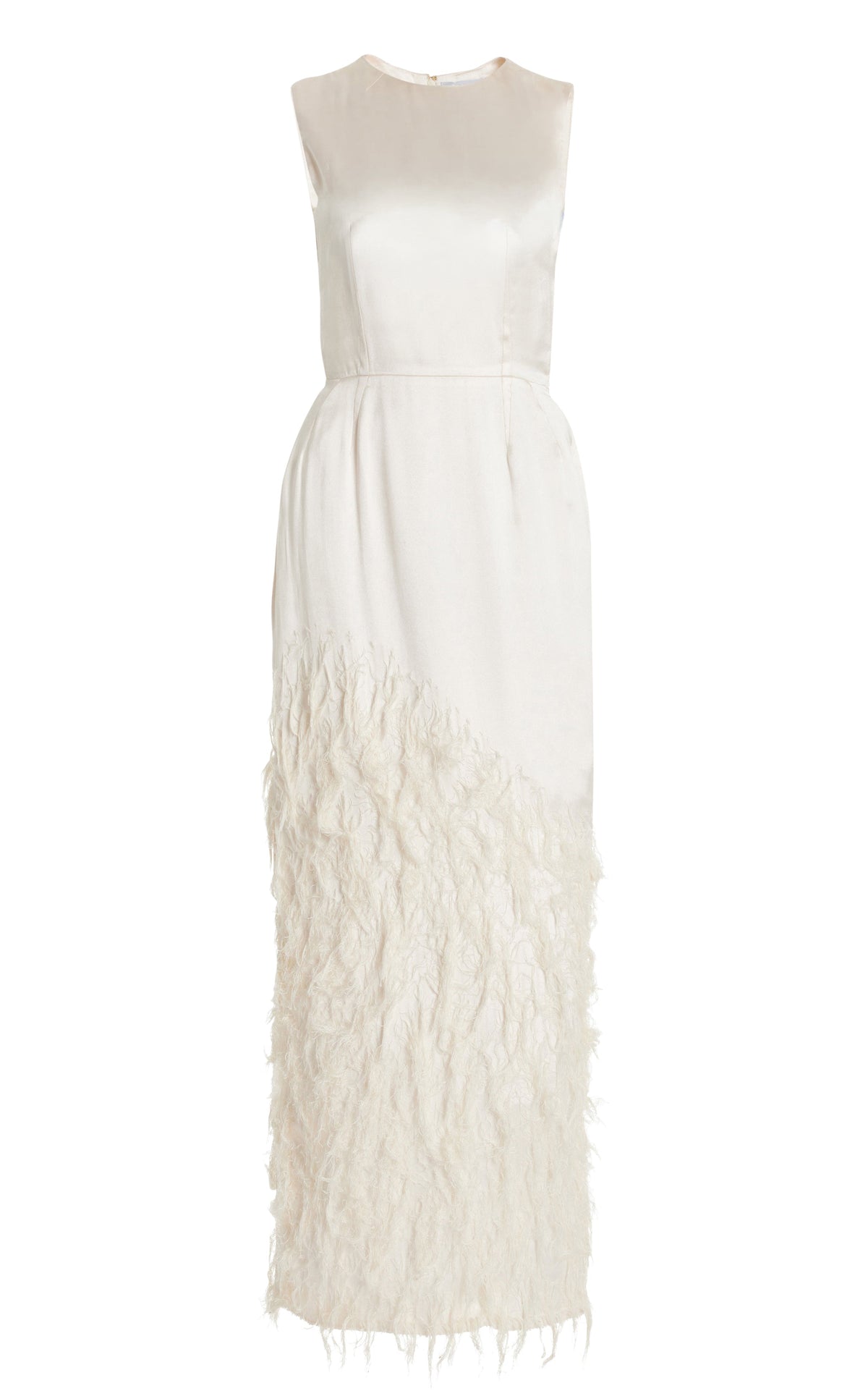 Maslow Dress en ivoire double organza