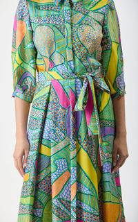 Multi / Robe Andy en soie - Multi