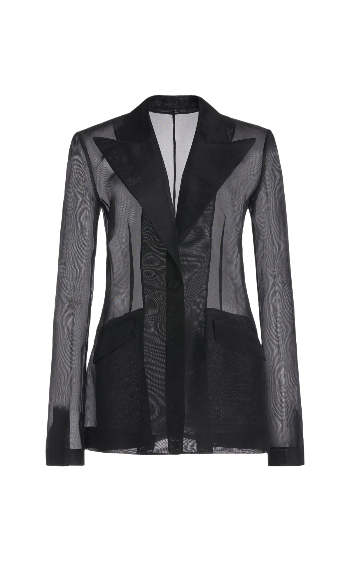 Black / Veste blazer Leiva en soie - Black